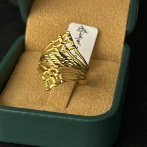 خاتم ذهب مميز عيار 21 -3.55g