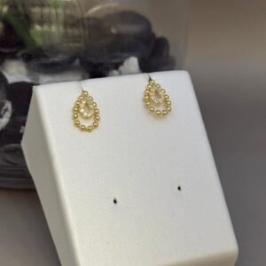 حلق ذهب عيار 18 -0.95 جرام