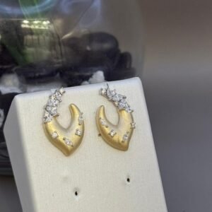 حلق ذهب عيار 18 - 3.8 جرام