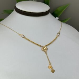 عقد ذهب مميز وانيق عيار 21 - 1.06 جرام