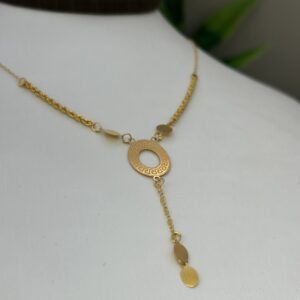 عقد ذهب مميز وانيق عيار 21 -1.11 جرام