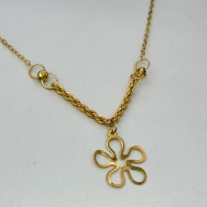 عقد ذهب مميز وانيق عيار 21 -1.23 جرام